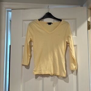 Ralph Lauren 3/4 Sleeve V-Neck Tee